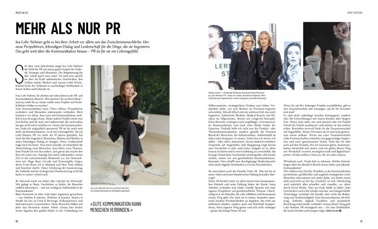 Article Rizzi Magazine